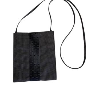 HERMES Gray/Black Crossbody Bag